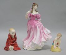 Three Royal Doulton figurines