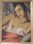 A. Corter,Oil on canvasFemale nudeSigned verso32 x 23cm