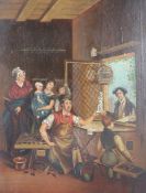 A 19th century French School,oil on wooden panelWorkshop interior19 x 14cm unframed