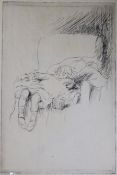 Eileen A. Sopertwo etchingsConvalescence and Swingingboth signed in pencil14 x 9.5cm & 10.5 x 18.