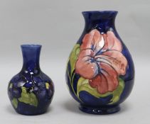 2 Moorcroft vases