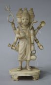 An ivory Buddhist figure