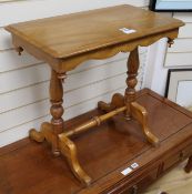 A small Victorian mahogany table W.68cm