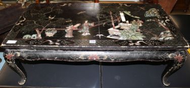 A Coromandel table W.102cm