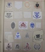 A book of Armorial Crests and Monograms