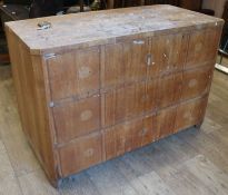 A Scandanavian Biedermeier chest of drawers W.124cm