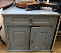 Painted pine cabinet W.63cm