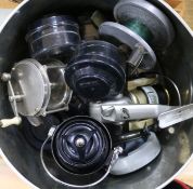 Group of fishing reels