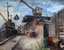 Guy Rodden (1919-2006)ink and watercolourShoreham Shipping Co.signed and dated '4746 x 58cm