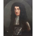 17th century English Schooloil on canvasPortrait of Charles II30 x 25in.