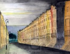 John Piper (1903-1992)pen, ink and watercolourBrighton Street signed and dated 18.V.39,