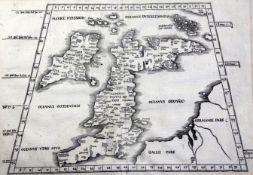 Ptolemy Geographia3 engravingsTabulae Europae I, Orbis Descriptio and Carter Marina Nuoba Tavola