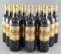 Twelve bottles Chateau Batailley Grand Cru Classe, 2009, Pauillac.