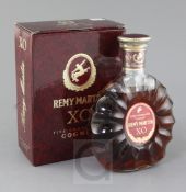 A boxed Remy Martin XO Fine Champagne Cognac.