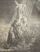 Rembrandt Van Rijn (1606-1669)etching and engravingDescent from the cross, 1633 2nd plate - 1st