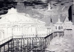 John Piper (1903-1992)pair of aquatintsRegency Square and Bedford Square, BrightonFrom Brighton