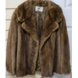 A blonde mink jacket