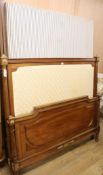 An Empire style bed W.146cm