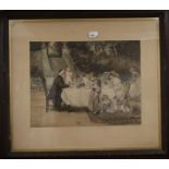 After Frederick MorganphotolithographFamily at table54 x 70cm