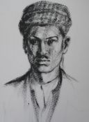 Edward Nevil Prescott (1912-1939)6 charcoal sketchesIraqi citizenssignedlargest 10 x 7.5in.,