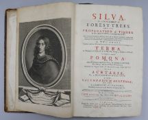 Evelyn, John - Silva, or a discourse of Forest Trees, 4th edition, folio, calf, front board detached