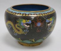 A Chinese cloisonne jardiniere