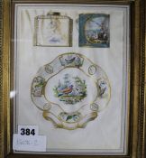 English School c.1900watercolourStudy of Sevres porcelain8.25 x 6in.