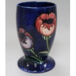 A Moorcroft Anemone pattern vase, height 19cm