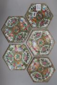 Five Cantonese octagonal dishes