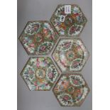 Five Cantonese octagonal dishes