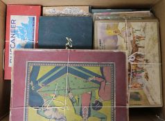 A collection of board games, including Waddington's Buccaneer, Nipit, etc, wooden jigsaw puzzles,