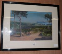 Harold Frank Wallace (1881-1962)watercolourAn incident with the Royal Calpe Huntsigned14 x 20in.