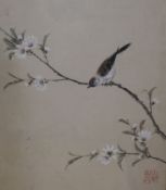 Chinese School3 watercolours on paperStudies of birds and flowers14.5 x 11.5in.