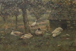 Ben Fisheroil on boardStudy of duckssigned and dated 19309.5 x 13.5in.