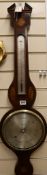 A 19th century inlaid mahogany mercury banjo barometer by G. A. Price H.97cm