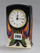 A Moorcroft timepiece