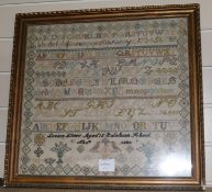 An 1884 sampler