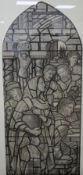 Florence Camm (1874-1960)pencilCartoon for a stained glass window, 'Christ Blessing the Wine at