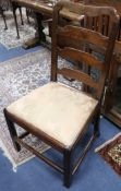 Four Chippendale style chairs