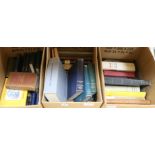 Three boxes of mixed books