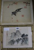 An early Chinese colour prints edited by Jan Tschichold, two woodblock prints by Eishun and a