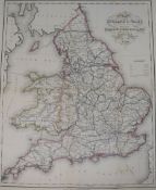 [LEWIS, SAMUEL] - ATLAS TO THE TOPOGRAPHICAL DICTIONARY OF ENGLAND, quarto, green cloth, spine