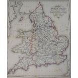 [LEWIS, SAMUEL] - ATLAS TO THE TOPOGRAPHICAL DICTIONARY OF ENGLAND, quarto, green cloth, spine