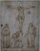 18th century Italian Schoolsanguine ink and chalkThe Crucifixion28 x 21cm