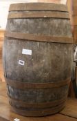A wine barrel