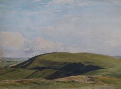 English SchoolwatercolourView of the Sussex Downs31 x 43cm