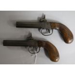 A pair of pocket pistols, Bates of London