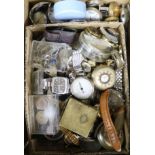 A large quantity of assorted wrist and pocket watches etc.