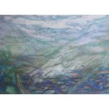 Brenda HartillcollagraphStormlands VIsigned and dated 199432 x 43cm