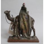 A camel and rider table lighter